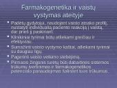 Vaistų vystymas ir farmakogenetika 13 puslapis