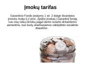 Įmokos į garantinį fondą 4 puslapis