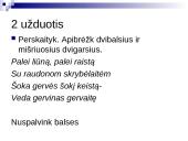 Pamokos planas lietuvių kalbai 9 puslapis