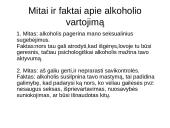 Tabako ir alkoholio vartojimo nuostatos visuomenėje, mitai ir faktai apie tabako ir alkoholio vartojimą 12 puslapis