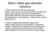 Tabako ir alkoholio vartojimo nuostatos visuomenėje, mitai ir faktai apie tabako ir alkoholio vartojimą 13 puslapis