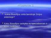 Filosofija ir mokslas skaidrės 2 puslapis