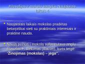 Filosofija ir mokslas skaidrės 13 puslapis