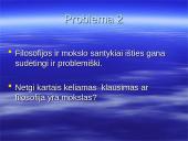 Filosofija ir mokslas skaidrės 3 puslapis