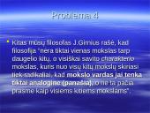 Filosofija ir mokslas skaidrės 5 puslapis