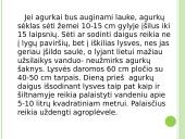 Agurkų auginimo technologija 20 puslapis