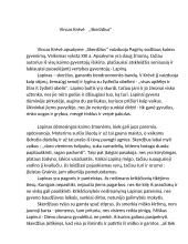 V. Krėvė ''Skerdžius''