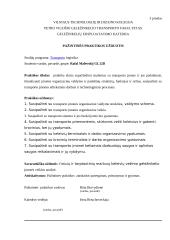 Pažintinės praktikos ataskaita 3 puslapis