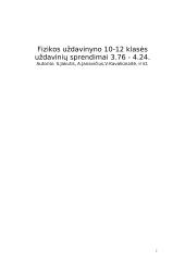 Fizikos uždavinių sprendimo metodai 2 puslapis