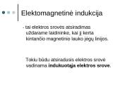 Elektromagnetinė indukcija skaidrės 7 puslapis