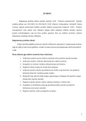 Statybos studijų programa. Baigiamosios praktikos ataskaita 3 puslapis