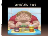 Unhealthy food and healthy food 4 puslapis