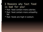 Unhealthy food and healthy food 5 puslapis