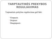 Tarptautinės prekybos modeliai ir reguliavimas 9 puslapis