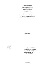 UAB „Kitoks stiklas“ verslo planas 3 puslapis