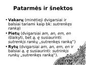Lietuviu kalbos tarmės skaidrės 10 puslapis
