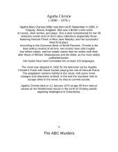 Agatha Christie The ABC Murders aprašymas 2 puslapis
