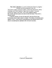 Agatha Christie The ABC Murders aprašymas 3 puslapis