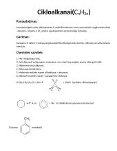 Alkanai, Alkenai, Cikloalkanai, Alkinai, Alkadienai, Arenai 3 puslapis