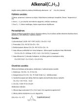 Alkanai, Alkenai, Cikloalkanai, Alkinai, Alkadienai, Arenai 4 puslapis