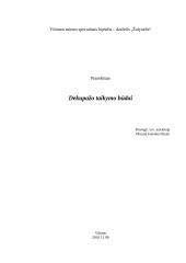 Dekupažo naudojimosi būdai 9 puslapis