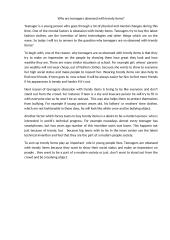 Why are teenagers obsessed with trendy items