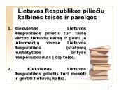Valstybinės kalbos įstatymas, kalbos kultūros paskirtis, objektas 11 puslapis