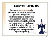 Valstybinės kalbos įstatymas, kalbos kultūros paskirtis, objektas 5 puslapis