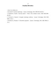 Naujo produkto (mašininės alyvos) įvedimas į rinką 14 puslapis