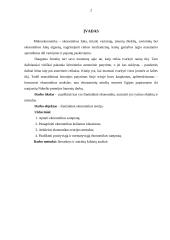 Ekonomikos teorija referatas 2 puslapis