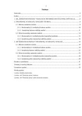 AB “Žemaitijos pienas“ finansinių ataskaitų analizė 2 puslapis