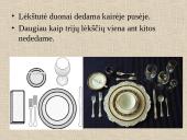Stalo serviravimo pagrindai 18 puslapis