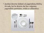 Stalo serviravimo pagrindai 19 puslapis
