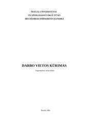 Darbo vietos kūrimas