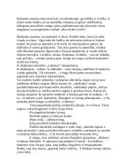 Radausko eilėraščių interpretacijos