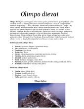 Olimpo Dievai