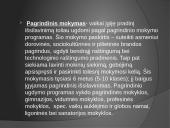 Lietuvos švietimo sistemos samprata. Švietimo lygmenys 18 puslapis