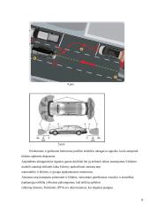 Parkavimo sistemos veikimas, jutikliai 8 puslapis