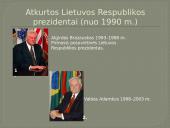 Lietuvos Respublikos prezidentas skaidrės 8 puslapis
