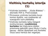 Vizitinės kortelės skaidrės 2 puslapis