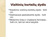 Vizitinės kortelės skaidrės 11 puslapis