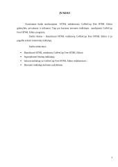 HTML redaktoriaus CoffeeCup Free HTML Editor analizė 3 puslapis