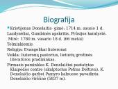 Kristijonas Donelaitis 1714-1780 m. 2 puslapis