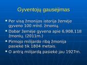 Pasaulio gyventojų skaičiaus kaita skaidrės 3 puslapis