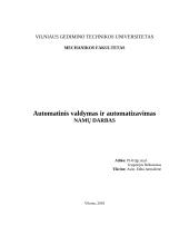 Automatinis valdymas ir automatizavimas