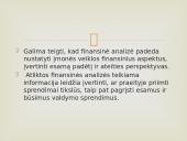 Finansų analizės objektas ir turinys 4 puslapis