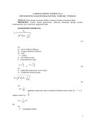  Priverstinių elektromagnetinių virpesių tyrimas 1 puslapis