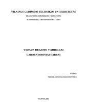 VDV laboratoriniai