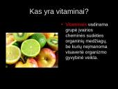 Vitaminai skaidrės 2 puslapis