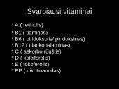 Vitaminai skaidrės 7 puslapis